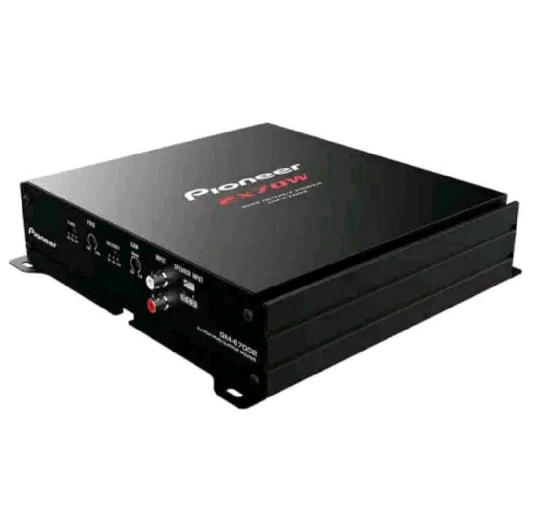 Amplifier ClassClass AB
No. of Channels2/1
RMS power output70 W x 2 RMS (4Ω) 95 W x 2 (2Ω) 190W x 1 (Bridged)
Frequency Response15 Hz to 22 kHz
Total Harmonic Distortion(THD)<0.1%
S/N Ratio>80dB
Speak