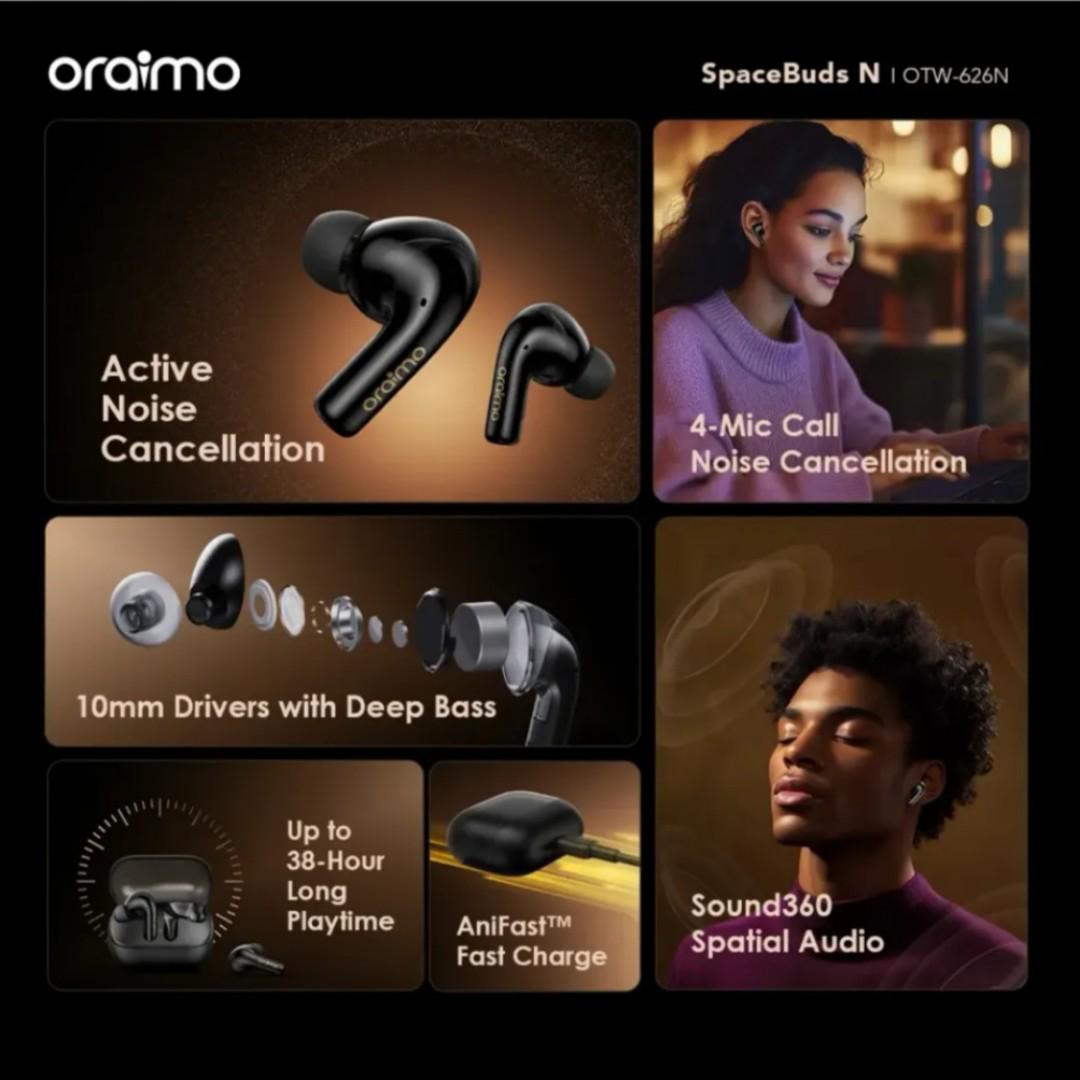 Oraimo SpaceBuds N ANC True Wireless Earbuds