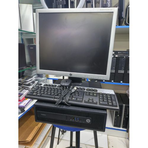 HP COMPLETE REFURBISHED DESKTOP INTEL CORE i5 4th GEN 8GBRAM 500GB HDD 19 INCHES MONITOR PLUS ALL ACCESSORIES WINDOWS 10 PRO INSTALLED