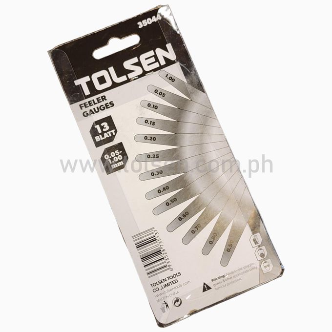 Tolsen Feeler Gauges Premium Quality Filler Gauges Heavy Duty Feeler Gauges for measuring Gaps Width Thickness