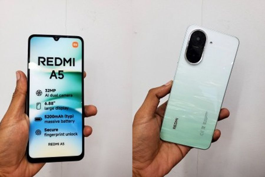 LATEST Redmi A5 128GB+4GB 6.88" 120Hz Display 32MP+8MP Cameras Android 15 5200mAh Battery Fingerprint Unlock Unisoc T7250 Processor Dust and Splash Resistant Smart Phone. Type C charger phone