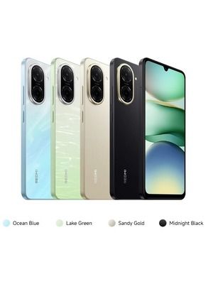 LATEST Redmi A5 128GB+4GB 6.88" 120Hz Display 32MP+8MP Cameras Android 15 5200mAh Battery Fingerprint Unlock Unisoc T7250 Processor Dust and Splash Resistant Smart Phone. Type C charger phone