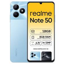 Brand New Realme Note 50 256GB ROM + 8(4+4)GB RAM 6.74" 90Hz Type-C 3-Card Slot Ultra Slim Side Fingerprint Smart Phones phone