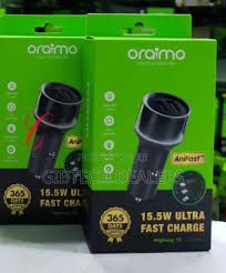 Oraimo Highway 48 watts dual Car charger OCC-73D SAFE Compact 15..5watts Dual USB For all Phones .