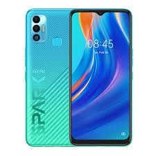 REFURBISHED TECNO SPARK 7 64GB +4GB Extended RAM 6.55" Inch Camera 16MP  MT6762D Helio A25 chipset 6000mAh Smart Phones 4G-Dual SIM with Fingerprint phone AND Free SCREEN PROTECTOR