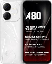 Itel A80 128GB 6.7" 120Hz Screen 4G Network Dual SIM Phone 50MP Camera 5000mAh Battery Fingerprint and Face Unlock Android 14 Fashion Smart Phones