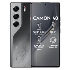 Tecno Camon 40 256GB ROM+8GB /128GB(8+8)GB RAM 6.78" AMOLED 120Hz Screen MTK Helio G100 Ultimate 45W 5200mAh 50MP Dual Speaker Android 15 Smart Phones Dual Sim phone