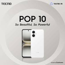 LATEST ARRIVAL!! TECNO POP10 6.67" IPS LCD Screen, 3GB RAM+64GB ROM, 5000mAh Battery, 13MP Rear & 8MP Front Camera, Android 14, Dual SIM, Type-C 10W Fast Charging -Smartphones