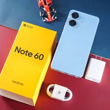 New Arrival Realme Note 60 256GB ROM + 8(4+4)GB RAM 6.74" 90Hz 32MP AI Camera IP64 Dust Water Resistant Android 14 Ultra Slim 5000mAh Type-C Smart Phones Side Fingerprint phone