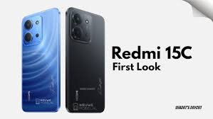 NEW ARRIVAL DEALS! REDMI 15C 256 GB ROM 8(4+4)GB RAM 6.9'' LCD 50MP Main Camera 8MP selfie camera 6000mAh 33W Fast Charger Android 15 Xiaomi Hyper OS 2 Mediatek Side Fingerprint Phone Type C Charge