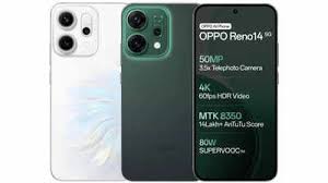 Brand New OPPO Reno14 256GB+12GB 6.59" 120Hz AMOLED 50MP Camera MTK 8350 45W 6000mAh Android 15IP69 Water Dust Resistance Dual SIM Smart Phones RENO 14