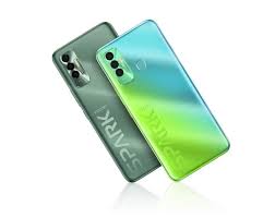 Refurbished Tecno Spark 7 Pro 4G+64GB Real memory dual sim Grade A Quality Arrived in 3 days Original Smart phone 6.6” Full HD  Android phones with free Screen Protector and Type C charge Cable
