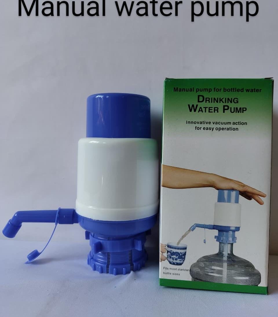 Crazy  offer ‼️‼️   💯, manual pump for bottle water, drinking water pump, it has innovation vacuum for easy operation, it also fits most sterndrerd bottle for example  10 litres water bottle and  20L