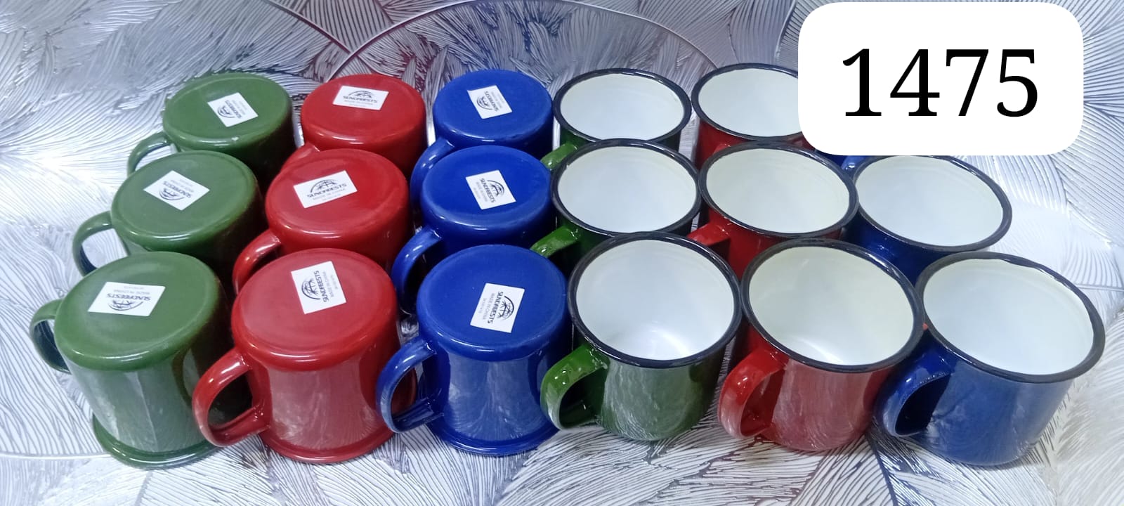 👑New arrival at a discounted price,  buy your self this loxiuos and unbreacable   enamel double color, is available, it's  dishwash safe, environmental friendly, thus can be recycled, durable