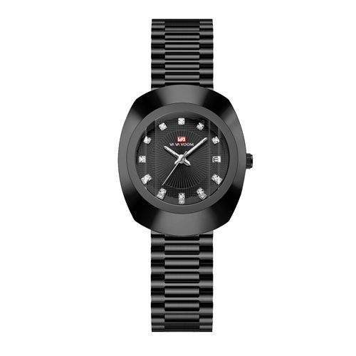 New Fashion Luxury Gold Stainless Steel Couple Watches | Diamond Cut Mirror Design | 30M Water Resistance Calendar Quartz Wrist Watch for Men & Women (32-40mm, Metal Straps)