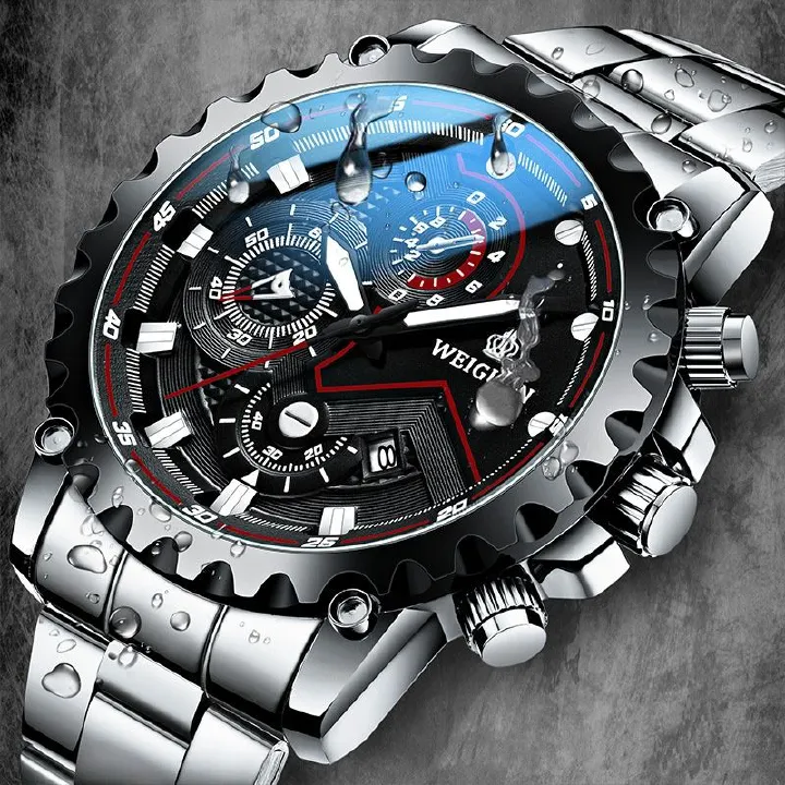 2025 New Black Knight Men Watches Fully Automatic Waterproof Luminous Business Sports Leisure Quartz Wrist Watch Personalized Trendy Technology Watch