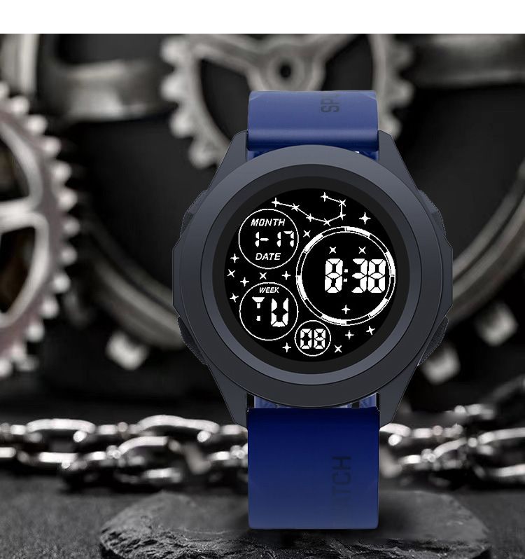 Men's Adventure Sports Watch | Waterproof LED Outdoor Watch | Multi-functional with Cold Light Display | Africa-proof Durable Design