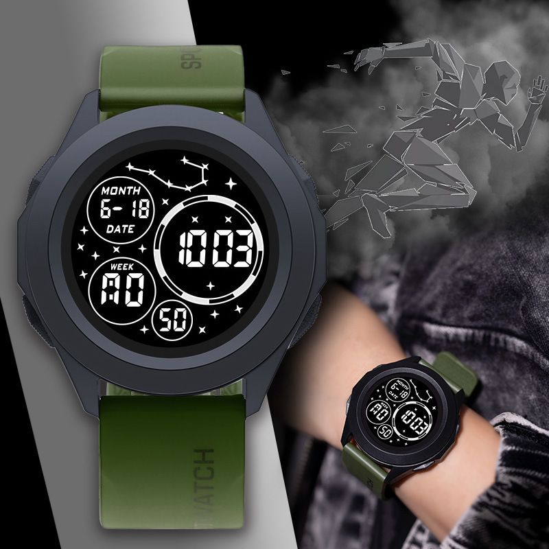Men's Adventure Sports Watch | Waterproof LED Outdoor Watch | Multi-functional with Cold Light Display | Africa-proof Durable Design