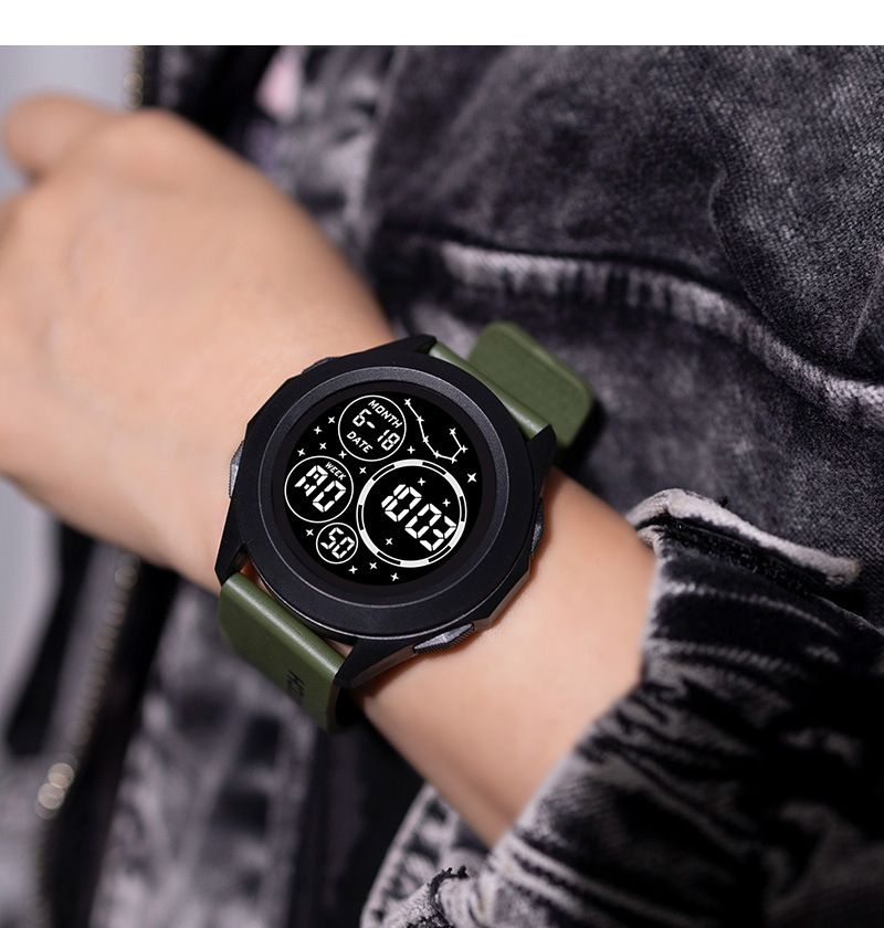 Men's Adventure Sports Watch | Waterproof LED Outdoor Watch | Multi-functional with Cold Light Display | Africa-proof Durable Design