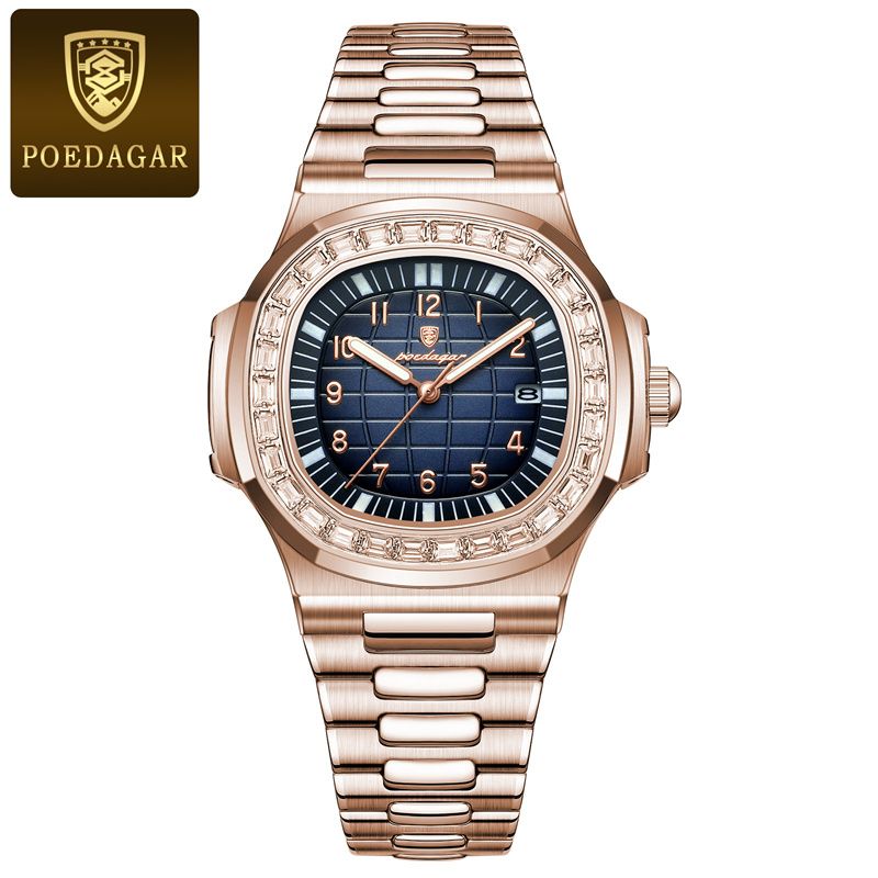 Swiss Luxury Men's Quartz Watch – Waterproof,Luminous,Durable Design for Business,Casual & Daily Wear | All-Weather Style
