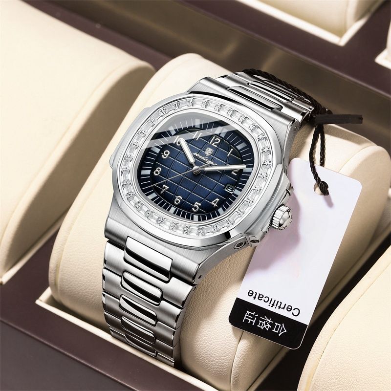Swiss Luxury Men's Quartz Watch – Waterproof,Luminous,Durable Design for Business,Casual & Daily Wear | All-Weather Style