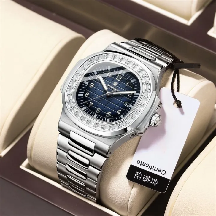 Swiss Luxury Men's Quartz Watch – Waterproof,Luminous,Durable Design for Business,Casual & Daily Wear | All-Weather Style