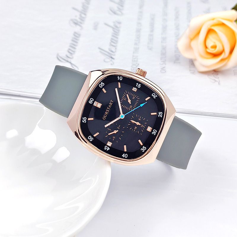 Unisex Quartz Watch - Durable Silicone Strap Casual Wristwatch for School & Daily Wear, Fashion & Lightweight