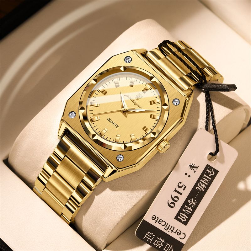 Swiss Luxury Women's Watches Retro Square Dial Luminous Hands  Stainless Steel Waterproof Quartz Watch Business Casual Elegant Ladies Wristwatch