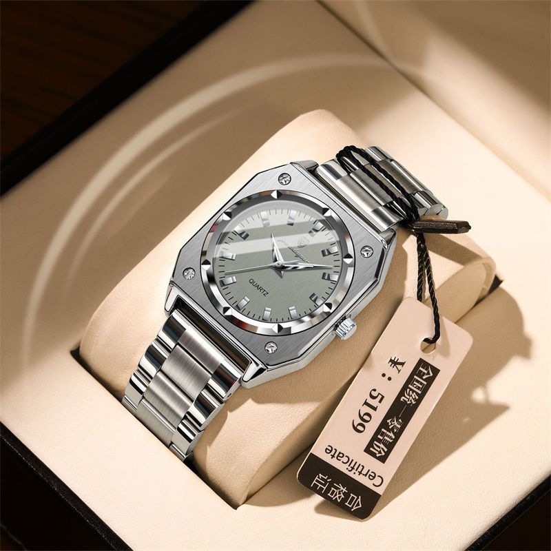 Swiss Luxury Women's Watches Retro Square Dial Luminous Hands  Stainless Steel Waterproof Quartz Watch Business Casual Elegant Ladies Wristwatch