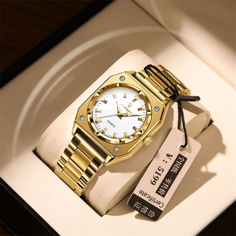 Swiss Luxury Women's Watches Retro Square Dial Luminous Hands  Stainless Steel Waterproof Quartz Watch Business Casual Elegant Ladies Wristwatch