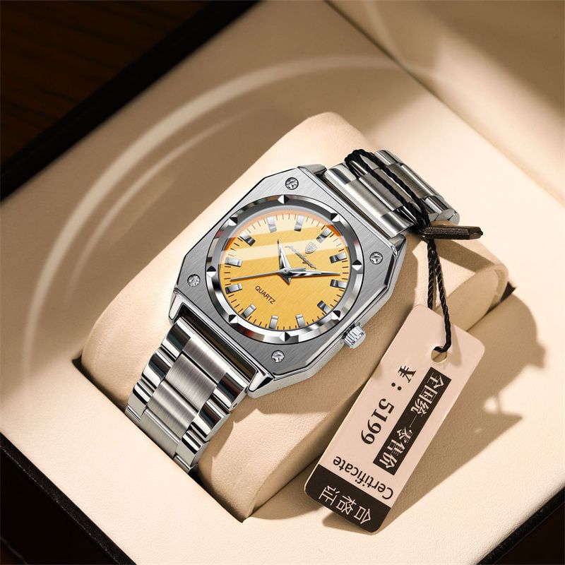 Swiss Luxury Women's Watches Retro Square Dial Luminous Hands  Stainless Steel Waterproof Quartz Watch Business Casual Elegant Ladies Wristwatch
