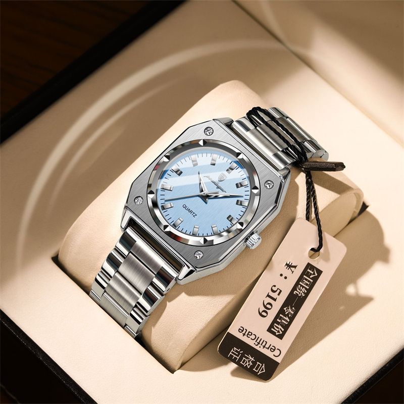 Swiss Luxury Women's Watches Retro Square Dial Luminous Hands  Stainless Steel Waterproof Quartz Watch Business Casual Elegant Ladies Wristwatch
