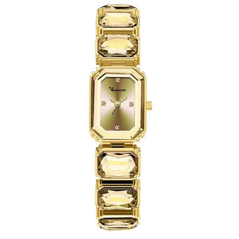 2025 New Trendy Luxury Diamond-Encrusted Women's Watch Square Dial Waterproof Quartz Ice Watch - Crystal Bracelet Design | Elegant Individuality & Professional Chic Style