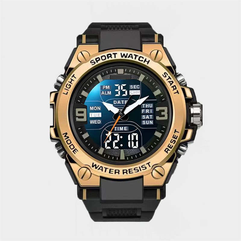 2025 Cool Teen Sports Watch Multifunctional Digital Alarm Luminous Display 30M Waterproof - Stylish Watch for Boys & Young Men in School & Fitness