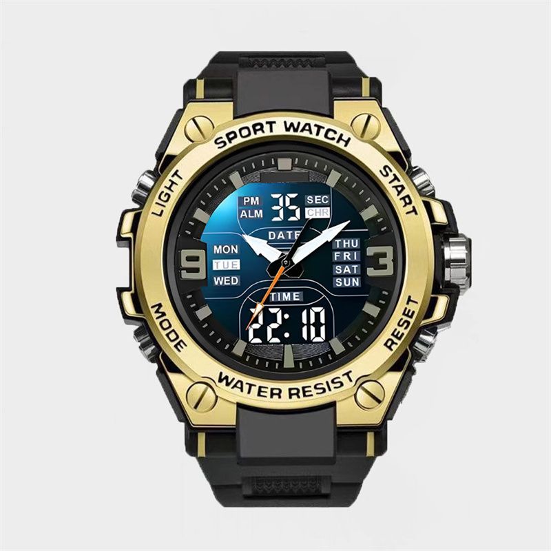 2025 Cool Teen Sports Watch Multifunctional Digital Alarm Luminous Display 30M Waterproof - Stylish Watch for Boys & Young Men in School & Fitness