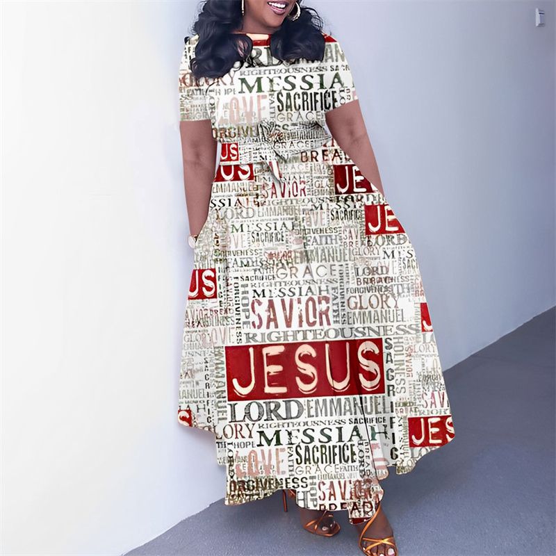 New Fashion Women's Print Maxi Dresses with Adjustable Waistband - Flowy A-Line Skirt , Boho Chic Style Ladies Dress, Perfect for Parties Weddings & Daily Wear (Vibrant Colors, Tropical Climate Ready)