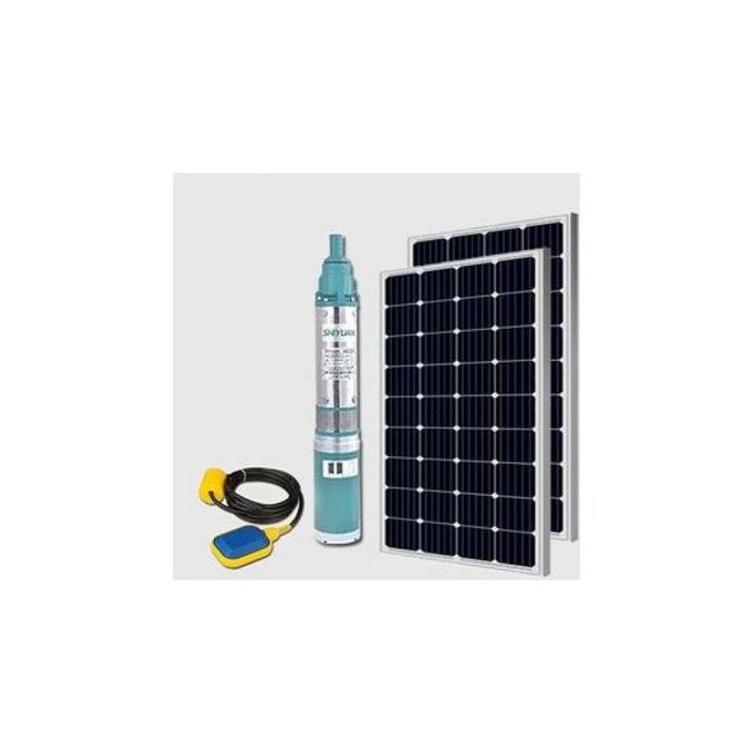 Solarmax 400Watts Solar Panel Solar Pump + 50M Lift Height Submersible DC Water Pump 24V