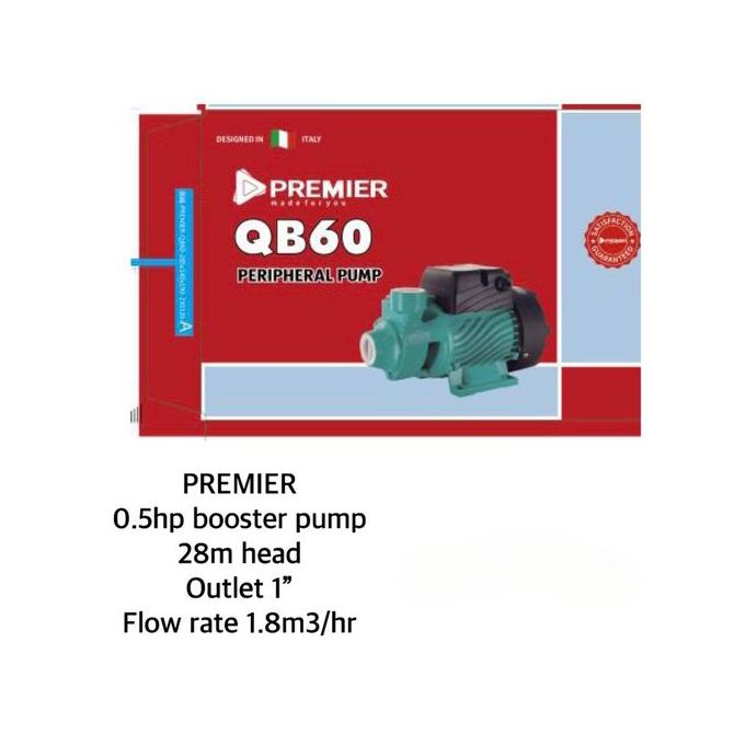 Premier 0.5 HP BOOSTER PUMP 28M HEAD