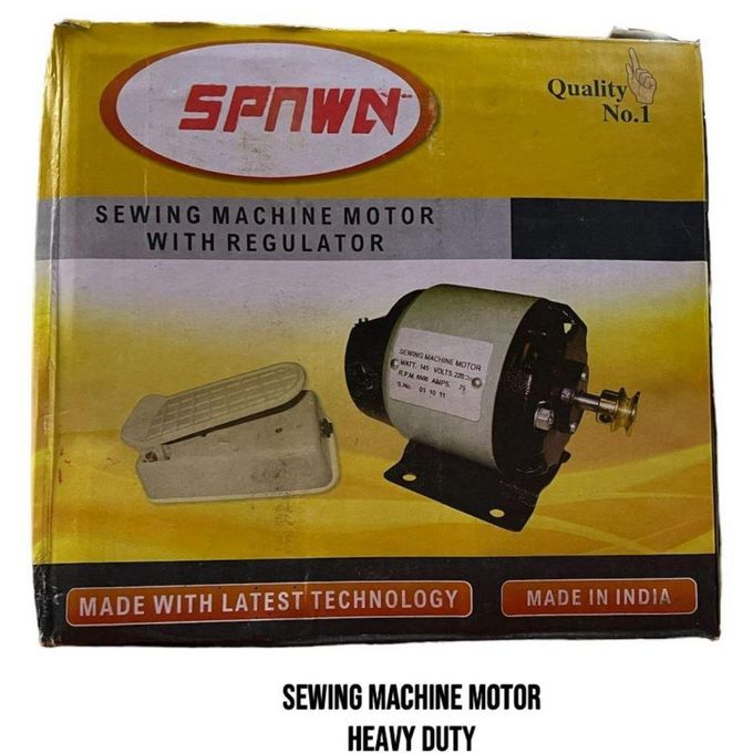 Sewing Machine Motor With Regulator