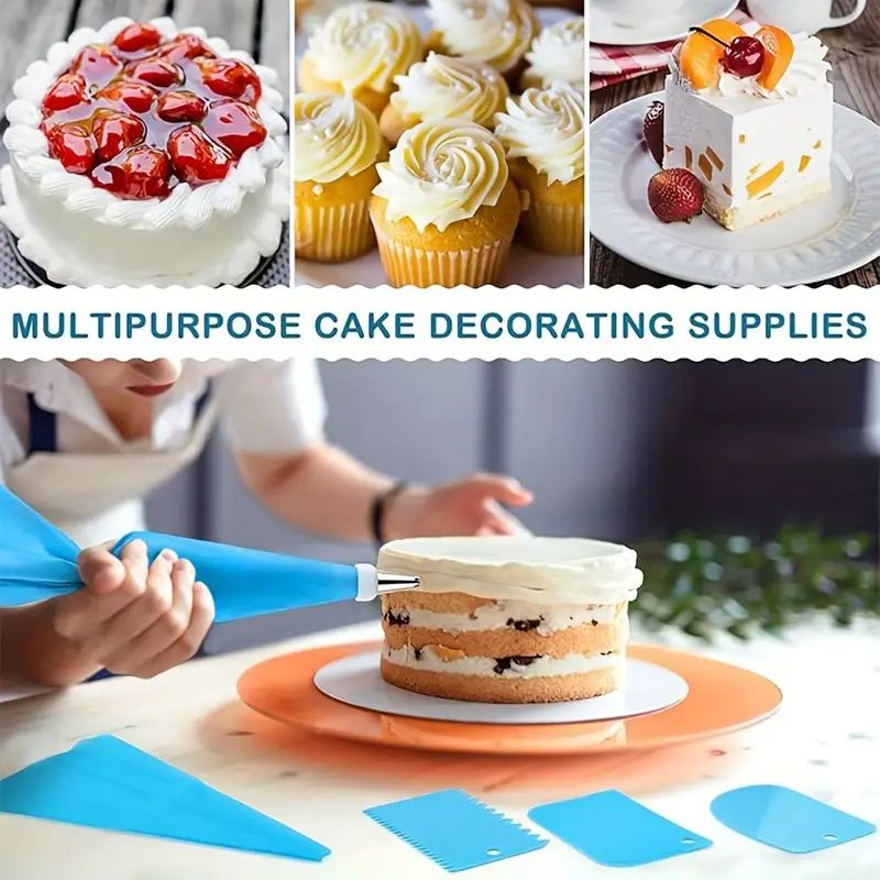【Promotion】100 PCS Cake Decoration Set Baking Tools Cake Decorating Stand Tools Kitchenware Bake Ware Kitchen Ware Kitchen Items