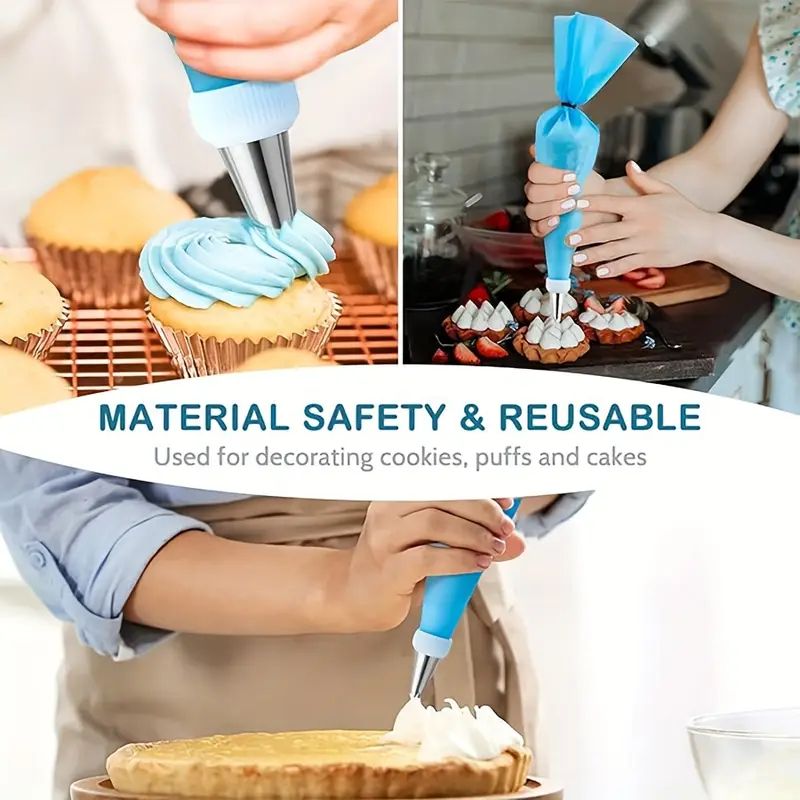 【Promotion】100 PCS Cake Decoration Set Baking Tools Cake Decorating Stand Tools Kitchenware Bake Ware Kitchen Ware Kitchen Items