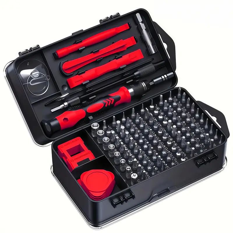 115-in-1 Upgrade Screwdriver Set Strong Magnetic High Hardness Multifunctional Household Repair Tools Kit Handle Computer PC Laptop Mobile Phone Equipment Repair Screwdrive Kit Hand Tools