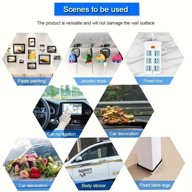 【Promotion】Heavy Duty Nano Double-Sided Tape-Reusable, Traceless And Washable-Strong Adhesive Strip, Suitable for Home, Office And Car,5Mx3cm