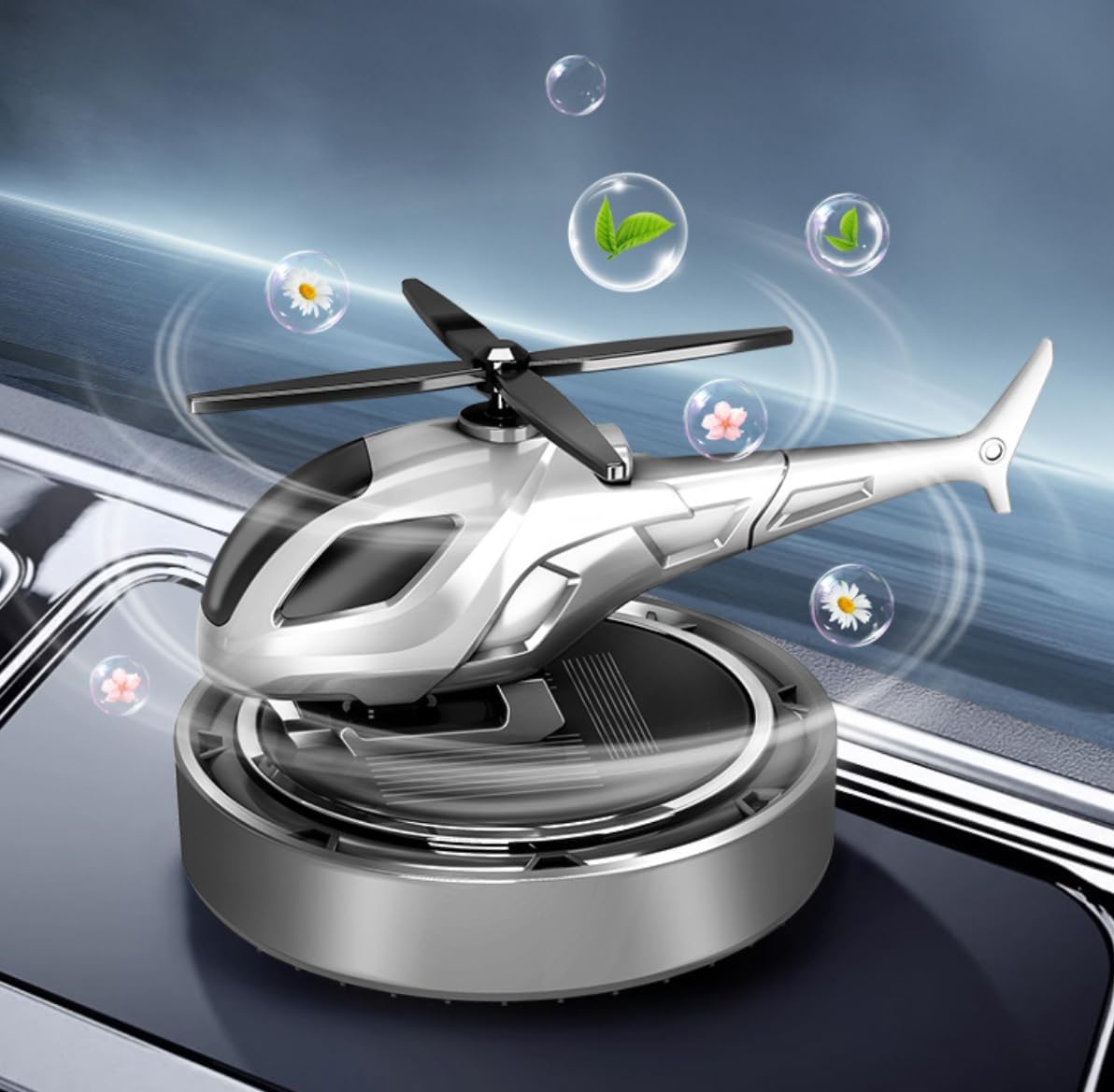 【Promotion】Aircraft Vent Car Decor Freshener, Desk and Solar Home Auto Fragrance Freshener Ornaments Aeroplane Aromatherapy Design Smell Decoration