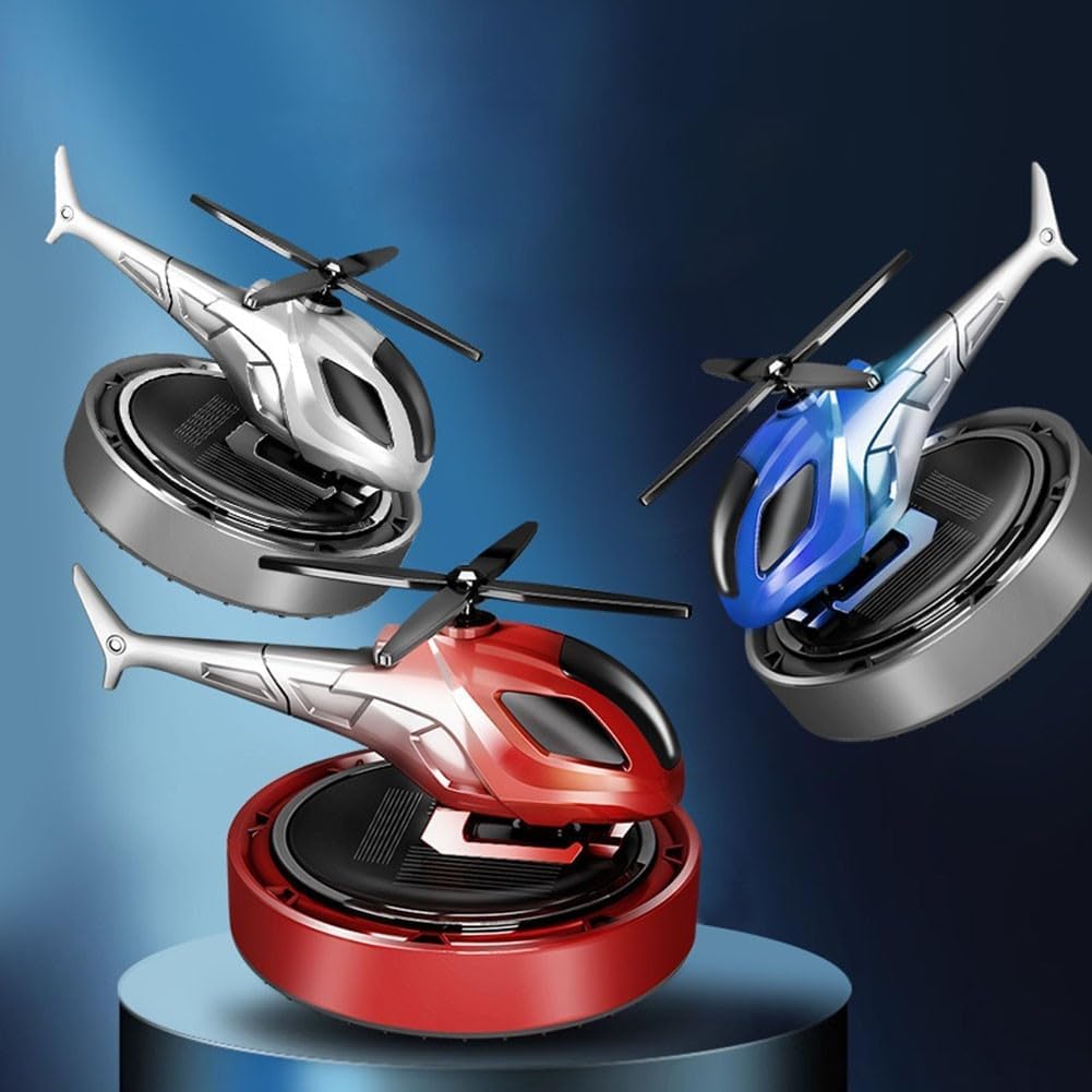 【Promotion】Aircraft Vent Car Decor Freshener, Desk and Solar Home Auto Fragrance Freshener Ornaments Aeroplane Aromatherapy Design Smell Decoration