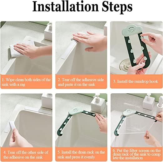 【Clearance Sale】Triangle sink strainer with 150 pcs Filter net,Corner Sink Strainer Basket, Disposable Sink Strainer for Kitchen Waste Leftover