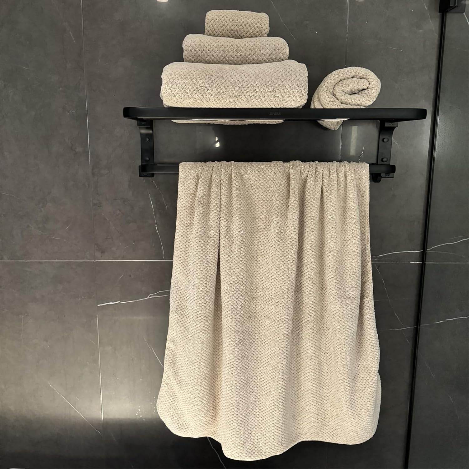1 Pack Bath Towel Large,70×140 cm,Coral Fleece Highly Absorbent Lightweight and Quick Drying Shower Towels for Body, Sport,Beach,Bathroom,Brown