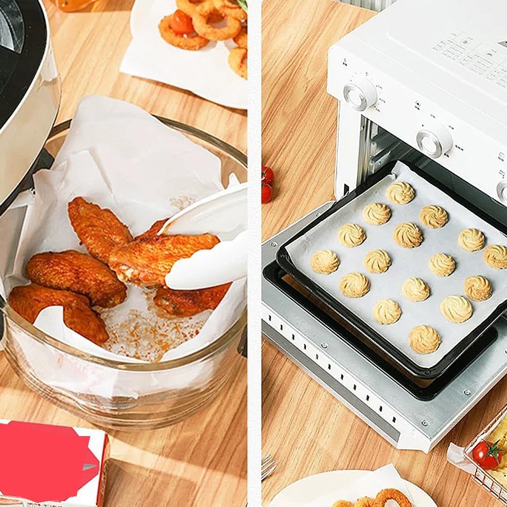 Baking Parchment Paper 10M Microwave Oven Cooking Sheet Non-Stick Baking Liners Sheets for Cook Grilling Air Fryer Bread Cup Cake Cookie BBQ