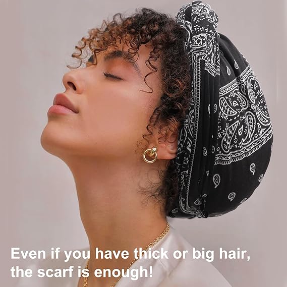 【Clearance Sale】Stylish Paisley Print Boho Turban Hats - Solid Color, Pleated & Adjustable - Perfect Head Wraps for Ramadan, Chemo Care, & Fashion-forward Women