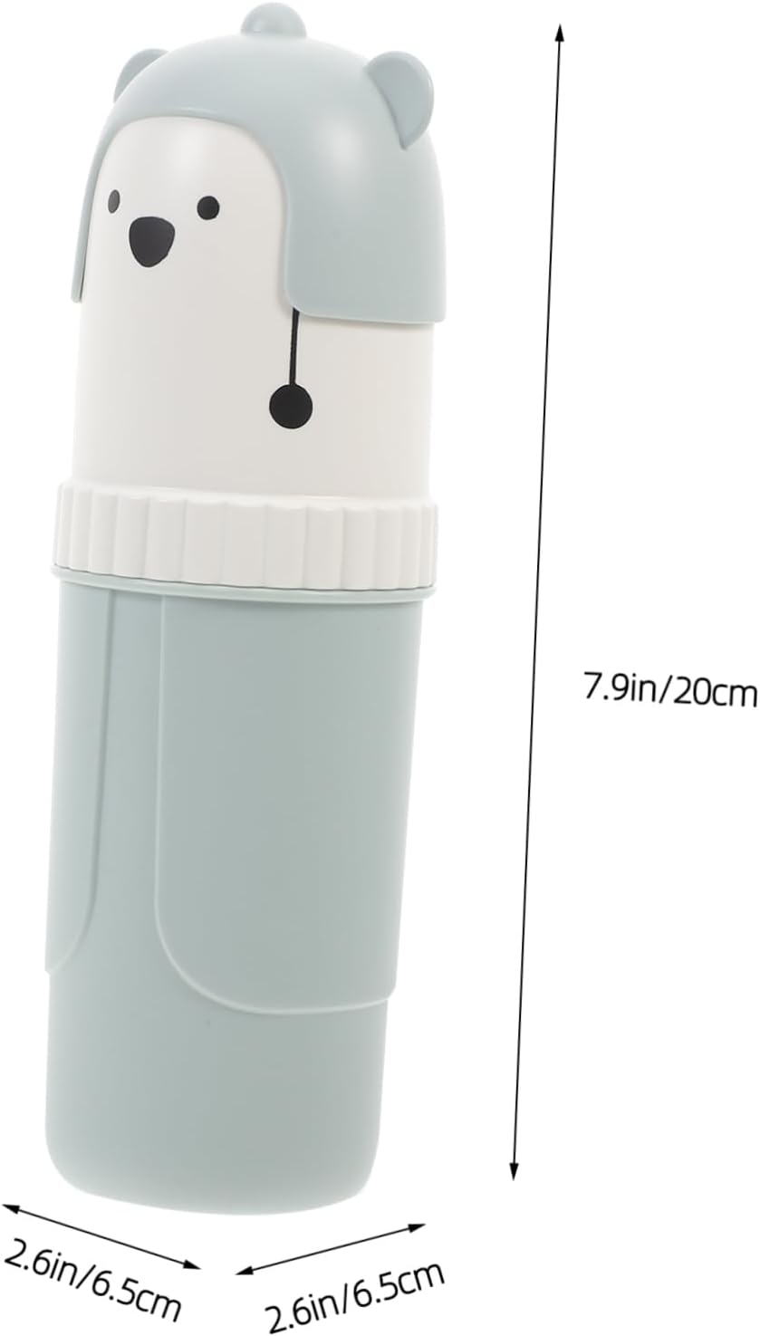 【Clearance Sale】Portable Travel Toothbrush Box, 2-in-1 Toothpaste Travel Box Holder, Hard Plastic Toothbrush Box, Toothbrush Storage Box, Suitable for Travel, Business, Home, Camping